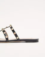Valentino Rockstud Flat Slide Sandal - Image 2